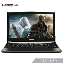 神舟(HASEE)战神Z6-KP7GT GTX1050 2G独显 15.6英寸游戏本笔记本电脑(i7-7700HQ 8G 1T+128G SSD 1080P)黑色