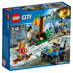 乐高(LEGO)积木 城市组系列City山地特警入门套装5-12岁 60171 儿童玩具 男孩女孩情人节礼物