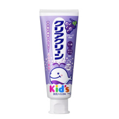 花王（KAO）日本进口 儿童木糖醇护齿牙膏葡萄味 70g/支 清新口气 呵护牙齿