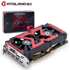 迪兰（Dataland）RX 570 4G X-Serial 战将 1244-1270/7000MHz 4GB/256-bit GDDR5 DX12 吃鸡游戏显卡