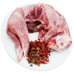 漫泉河 新鲜兔肉 约1250g-1500g每只 兔子肉 烤兔 整只 顺丰 一只装1250g-1500g