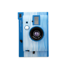 【人气之选】LOMOGRAPHY 乐魔 Lomo’Instant 一代拍立得相机 一次成像 LOMO 西班牙蓝白条纹限量版 连三款镜头套装（不含电池相纸）