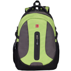 SWISSGEAR时尚休闲双肩包 14.6英寸笔记本双肩电脑包 男女户外旅行包背包 新款书包 SA-9838绿色
