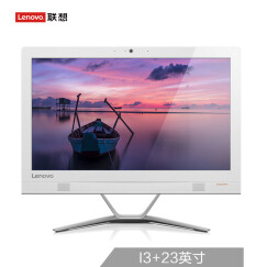 联想（Lenovo）AIO 300 23英寸一体机台式电脑 （ i3-6006U 4G 1T 2G独显 WiFi 蓝牙 Win10 ）白色