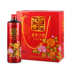 沙洲优黄花开富贵八年陈黄酒 半甜清爽型黄酒 整箱500mL*6瓶