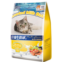珍宝（SANPO）宠物猫粮 什锦牛奶球猫粮1KG