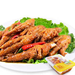 不老神锁鲜装香辣虎皮凤爪200g气调盒装卤味熟食衢州特色小吃零食即食