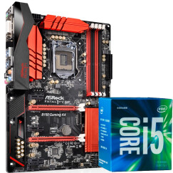 华擎（ASRock）B150 Gaming K4主板+英特尔 酷睿i5-6500 Skylake盒装CPU 套装