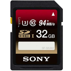 索尼（SONY） SD卡高速存储卡 闪存卡单反微单相机内存卡 32G 94M/s 高速
