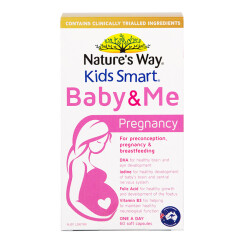 佳思敏Nature's way叶酸多维生素DHA黄金营养素 60粒 适用备孕孕中哺乳期