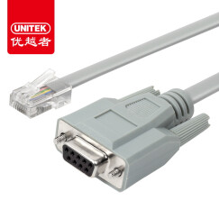 优越者(UNITEK)串口母转RJ45交换机转换线1.5米 华为思科console口调试线 CISCO/H3C交换机通信线Y-C714