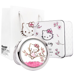 HELLOKITTY樱花系列化妆镜 浪漫创意礼物生日礼品七夕情人节礼物 礼品盒包装手提袋KT1602
