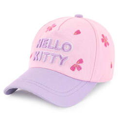 凯蒂猫（HELLO KITTY）女童帽子春夏公主遮阳帽小孩幼儿童宝宝棒球帽 KT4095 紫色 54cm