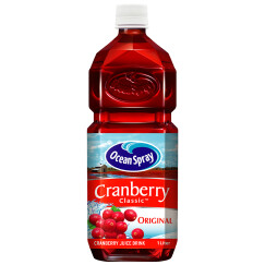 中国台湾地区进口 优鲜沛ocean spray 蔓越莓综合果汁 1L/瓶