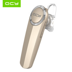 QCY Q8 单耳版 商务 蓝牙耳机 蓝牙4.1 耳机/耳麦 支持双声道 耳挂式 通用 无线耳机 土豪金