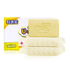U-ZA婴儿大豆洗衣皂（3联装）新生儿宝宝儿童专用肥皂韩国进口uza香皂150g*3