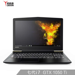联想(Lenovo)拯救者R720 15.6英寸大屏游戏笔记本电脑(i7-7700HQ 8G 1T+128G SSD GTX1050Ti 4G IPS 黑金)