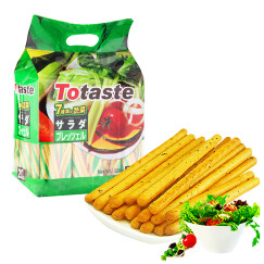 Totaste土斯  混合蔬菜味棒形饼干 手指饼干 磨牙棒 休闲零食甜点心小吃 独立小包装320g