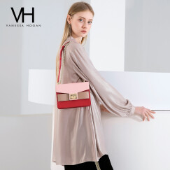 【品牌特卖】VH女包细微瑕疵产品特卖 萨姘纳帕纹风琴链条包（红色）