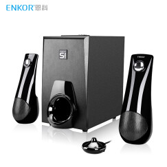 恩科（ENKOR）S360B 高保真家用电脑音响台式低音炮蓝牙音箱重低音