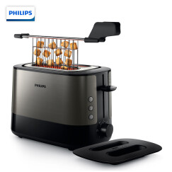 飞利浦（PHILIPS）多士炉吐司机全自动家用烤面包机加宽烘烤槽内置烘烤架 HD2635/21