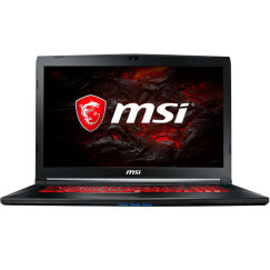 微星(msi)GL72M 17.3英寸游戏本笔记本电脑(i7-7700HQ 8G 1T+128G SSD GTX1050Ti 4G独显 赛睿键盘 黑)