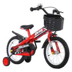 hd小龙哈彼 儿童自行车男女款小孩12/14/16寸山地单车 脚踏车 16寸红色LB1603-S-M210