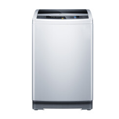 三洋（SANYO） 8公斤全自动波轮洗衣机 大容量洗涤 全模糊智能控制 24h预约（亮灰色） WT8455M0S
