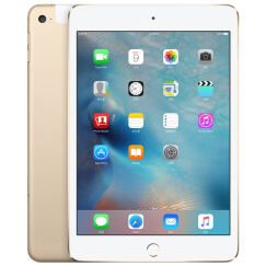 Apple iPad mini 4 7.9英寸 平板电脑（16G WLAN+Cellular版8芯片/Retina显示屏 MK712CH）金色