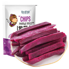 憨豆熊 休闲零食蜜饯果干 紫薯条100g