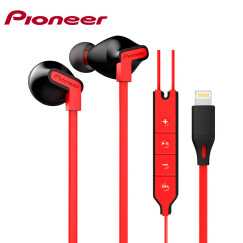 先锋（Pioneer）i800入耳式降噪苹果耳机 Lightning接口 红