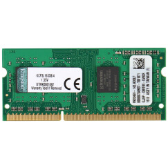 金士顿 (Kingston) 4GB DDR3 1600 笔记本内存条 低电压版