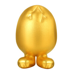 珂兰小蛋宝 小黄鸭的小伙伴 3D黄金硬金转运珠手链手串 立体显大 精致工艺  0.9-1.1g KLSW030314