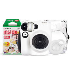 富士（FUJIFILM）INSTAX 一次成像相机  MINI7s相机 熊猫限量版 入门套餐（20张胶片）