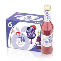 宏宝莱生榨蓝莓天然果肉300ml*15整箱