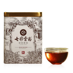 七彩雲南 七彩云南 普洱茶 普洱茶熟茶  线下同款 名门普洱散茶200g