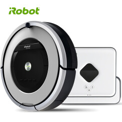 iRobot扫擦组合 擦地扫地机器人 智能家用全自动洗地拖地吸尘器 861+381套装