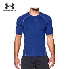 安德玛官方UA Armour男子运动紧身衣Under Armour1257468 蓝色400 XL