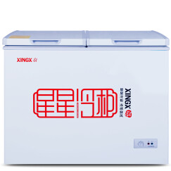 星星（XINGX） 195升 家用商用冰柜 顶开门双箱双温冷柜 冷冻冷藏冰箱 BCD-195E