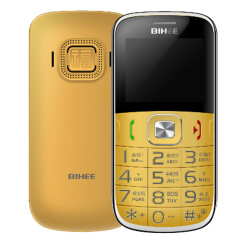 BIHEE 百合 C9 CDMA天翼电信版 老年人手机 金色