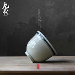 九土仿明代景德镇陶瓷茶具手绘青花品茗杯复古仿明代功夫茶杯