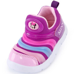 迪士尼 Disney 宝宝学步鞋运动鞋 毛毛虫童鞋休闲鞋0089紫色150mm/内长145mm