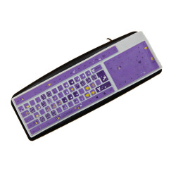 维杜卡（veedooca） 台式机标准键盘键盘保护膜 紫色小熊