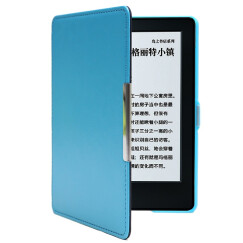 沐阳 MY-KT01 558版全新入门款升级版Kindle电子书阅读器 休眠保护套疯马纹 天蓝色