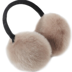 加加林 耳罩耳套保暖女士耳包 冬季男士儿童耳暖耳朵套护耳罩耳捂 卡其色