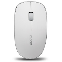 雷柏（Rapoo） 3500P 无线鼠标 办公鼠标 便携鼠标 超薄鼠标 对称鼠标 笔记本鼠标 电脑鼠标 白色
