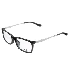 雷朋（Ray.Ban）眼镜框架 黑色色镜框银色金属镜腿光学眼镜框眼镜架5312D-2000 54mm