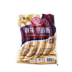秋林 里道斯 哈尔滨红肠 冷藏熟食 500g/袋
