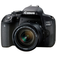 佳能（Canon）EOS 800D 单反相机 单反机身 单反套机 （EF-S 18-55mm f/4-5.6 IS STM 单反镜头）