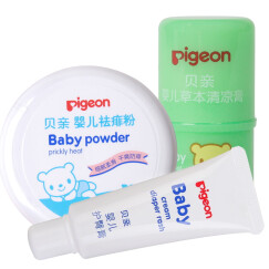 贝亲（Pigeon）PL316 婴儿夏季护肤套装 （HA09+IA149+IA167）